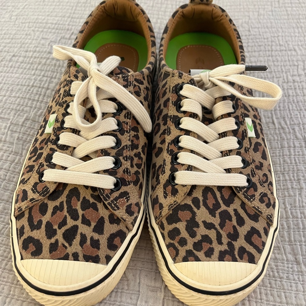 Cariuma Leopard Sneakers